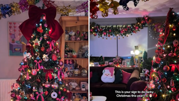 Woman shares her vintage '90s christmas decor