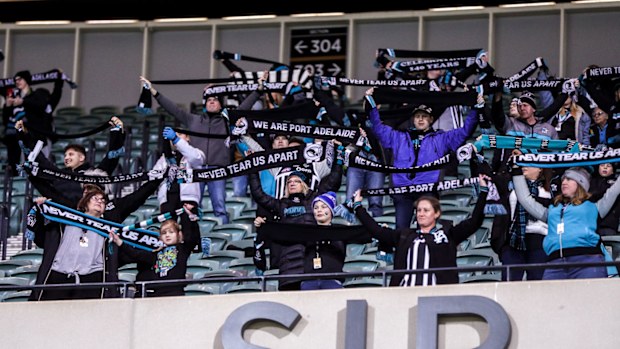 Port Adelaide fans lucky to attend the Showdown