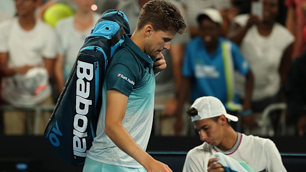 Dominic Thiem retired hurt
