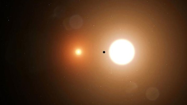 A high school intern has helped TESS with another first, the discovery of a planet orbiting two suns. The planet is known as TOI 1338 b. 