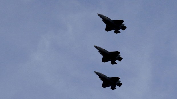 Each F35 fighter plane costs about US$80 million.