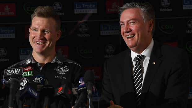 Nathan Buckley and Eddie McGuire