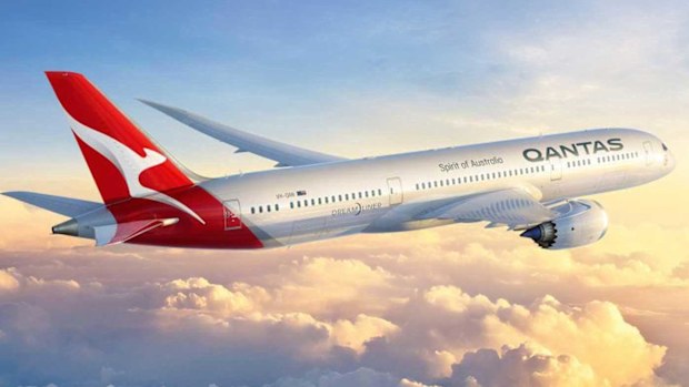 Qantas's new Dreamliner aircraft. (Qantas/Supplied)