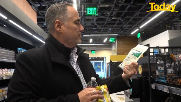 Trevor Long Amazon Go San Francisco store.