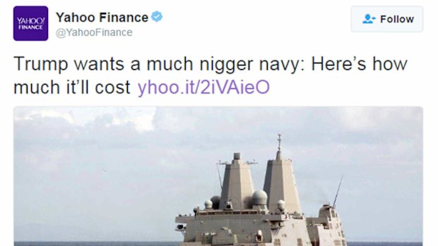 The unfortunately misspelled tweet. (Twitter)