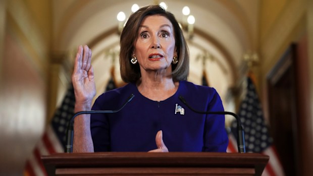 House Speaker Nancy Pelosi said "the president must be held accountable".
