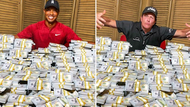 Tiger and Phil with the $9 million
