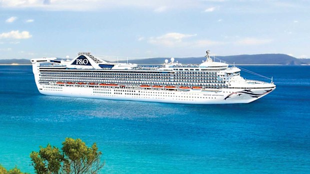 P&amp;O Pacific Adventure new Grand Class ship
