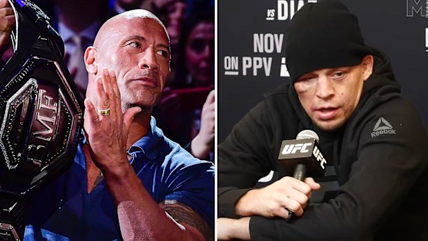 Dwayne Johnson & Nate Diaz