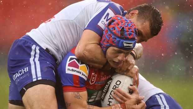 NRL Rd 11 - Knights v Bulldogs