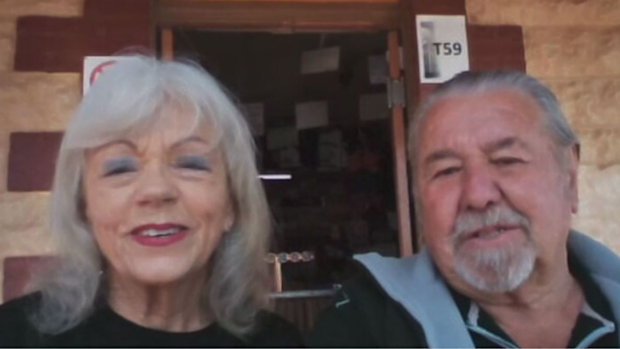 Silverton Hotel donkey patrons Patsy and Peter Price