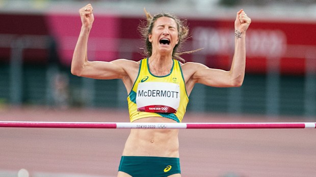 Nicola Olyslagers in action at Tokyo 2020.