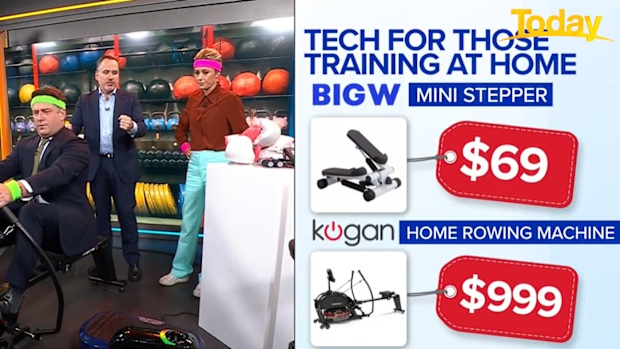 Trevor Long ran the Today team through machines that could be used at home.