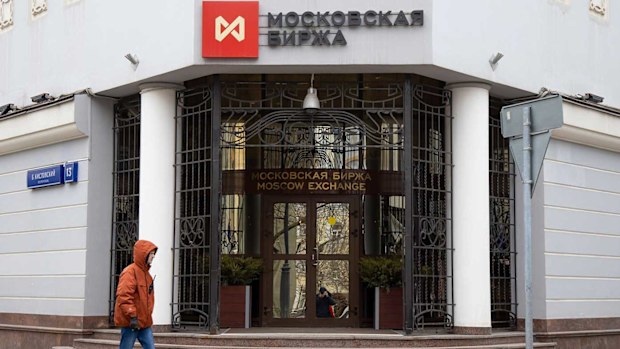 The Moscow Stock Exchange.