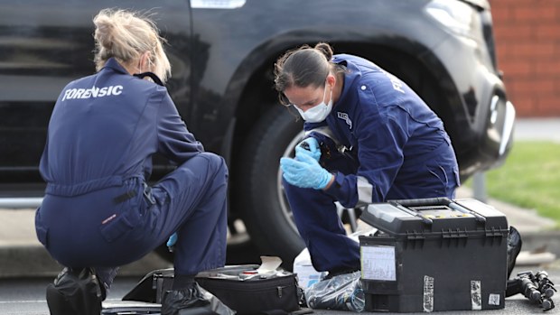 Homicide Squad detectives are leading the investigation with the Armed Crime Squad.