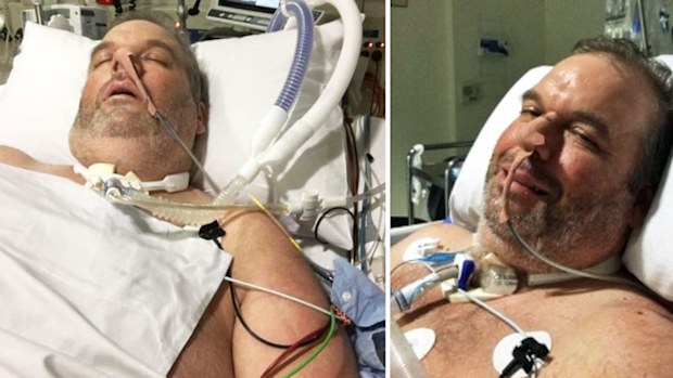 Adam Coard has spent almost a month in hospital after suddenly falling ill.