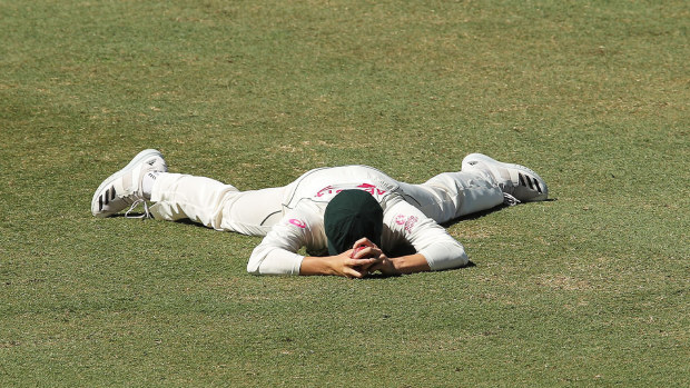 Sean Abbott after the dropped catch.