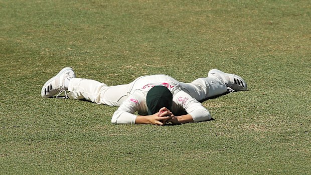 Sean Abbott after the dropped catch.