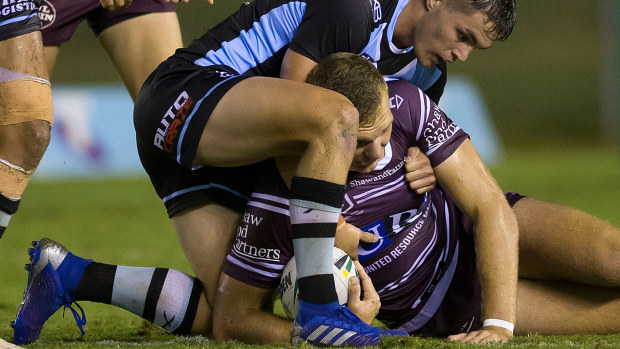 Tom Trbojevic was injured in the trial against Cronulla