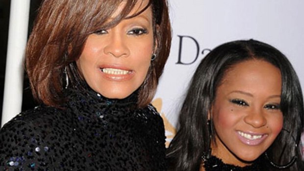 Bobbi Kristina and her mother Whitney.
