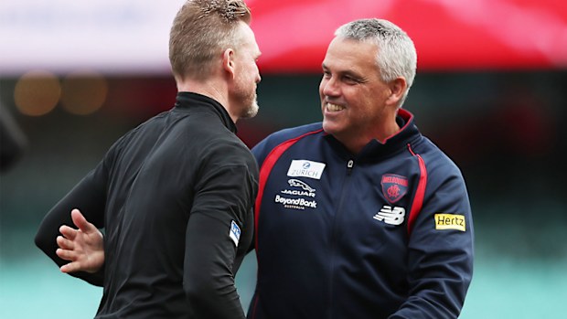 Mark Williams and Nathan Buckley