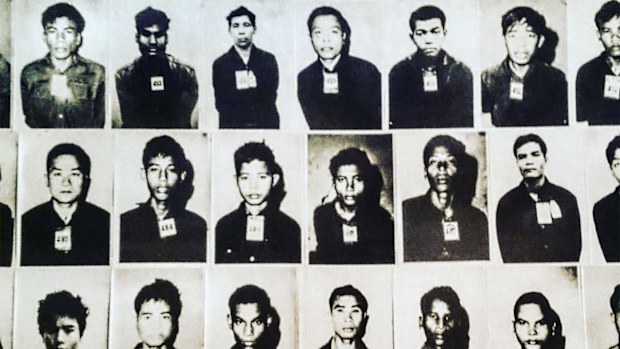 Photos and detailed documents of prisoners at S-21 were taken by their captors.