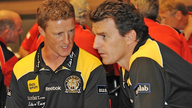 Richmond coach Damien Hardwick in 2009