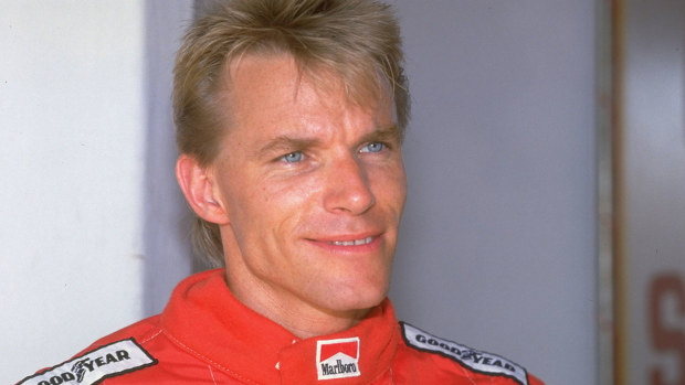 Stefan Johansson during his time with McLaren in 1987.