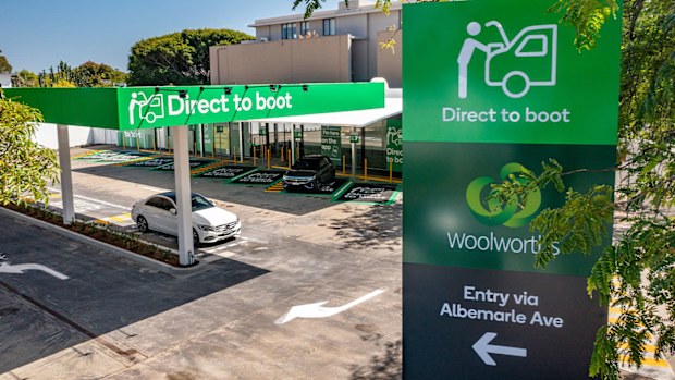 Woolworths direct to boot Rose Bay, Sydney.