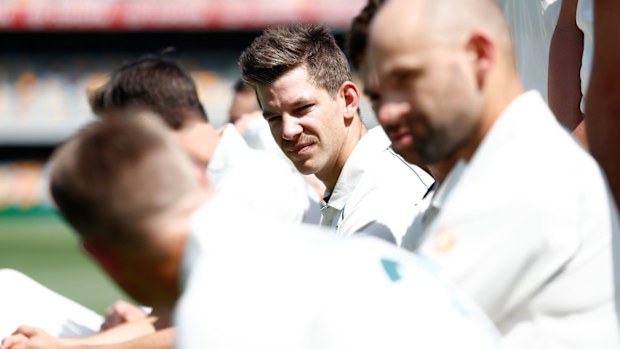 Tim Paine at the Australian photo session