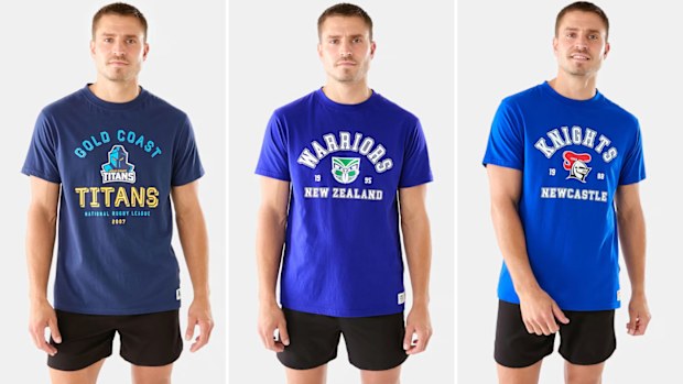 Kmart mens NRL official T-shirts