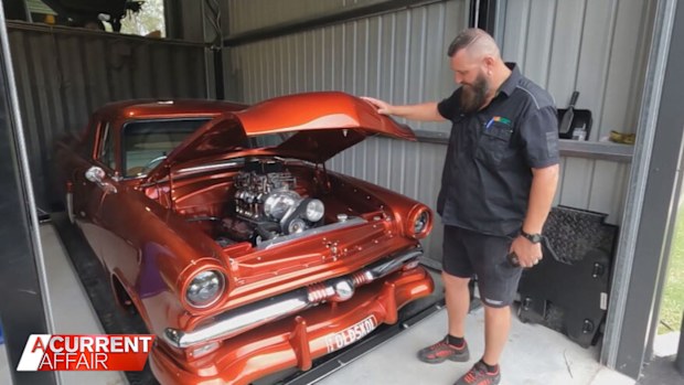 Mick Lear saved for years to have his hot rod restored.