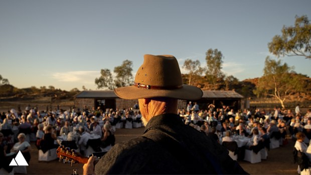 Dinner in Alice Springs with The Ghan