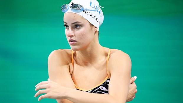  Kaylee McKeown during the warm up session before tonights finals during the Australian National Olympic Swimming Trials at SA Aquatic & Leisure Centre on June 14, 2021 in Adelaide, Australia. (Photo by Mark Brake/Getty Images)