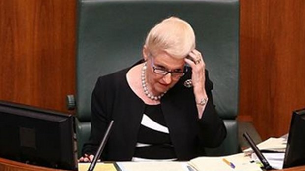Former Speaker Bronwyn Bishop.