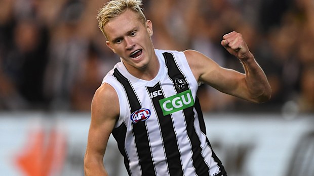Jaidyn Stephenson of the Magpies