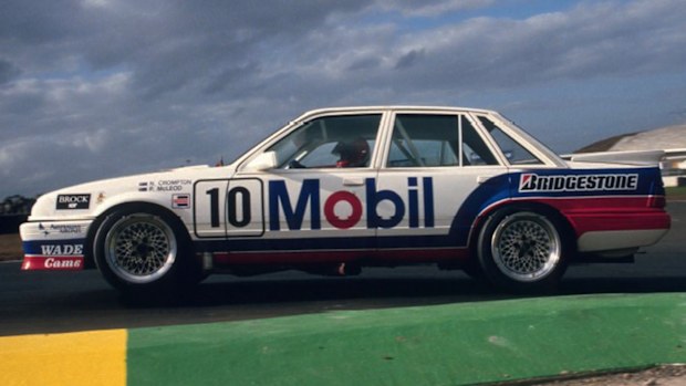 Neil Crompton at the wheel of the Brock Commodore, a week after the 1987 Bathurst 1000.