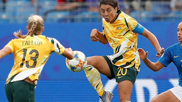 Sam Kerr of the Matildas