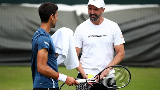 Novak Djokovic Goran Ivanisevic