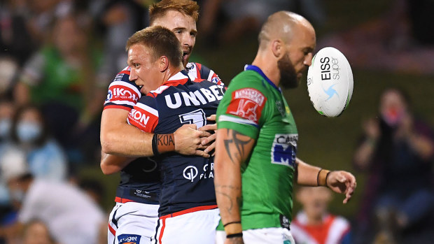 The Roosters have officially ended the Raiders' season.