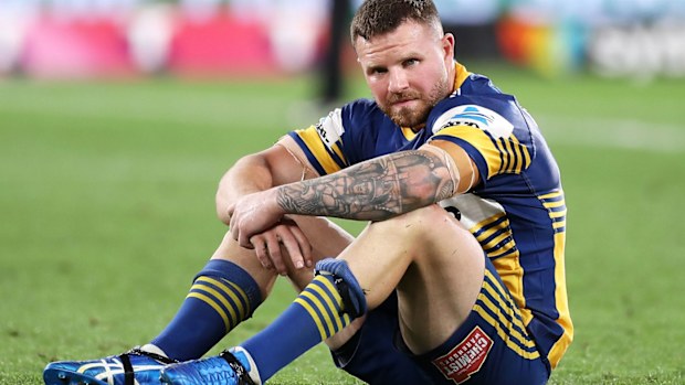 Nathan Brown of the Eels. (Getty)