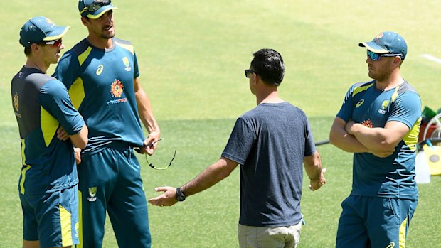 Australian cricketers train ahead of second Test