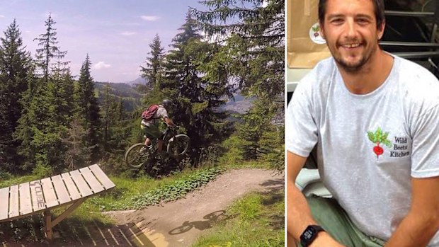 Marc Sutton, 34, was killed while riding along a popular track close to the Swiss border near Montriond. (Facebook)