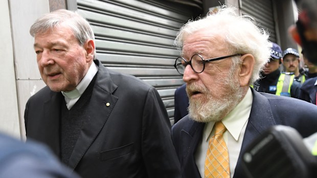 Cardinal George Pell(Left) aside Barrister Robert Richter 