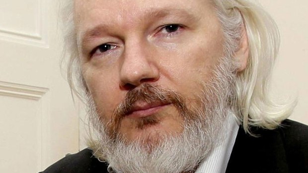 Julian Assange remains holed up in the Ecuadorian embassy in London. (AAP)