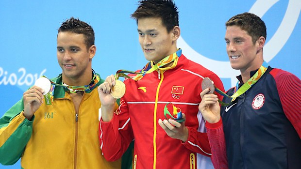 Chad Le Clos Sun Yang