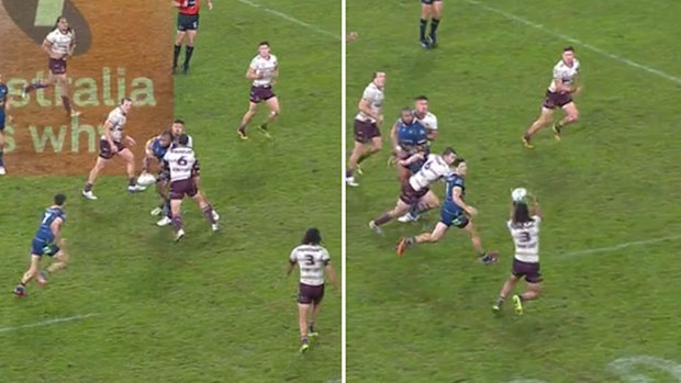 Junior Paulo's questionable pass