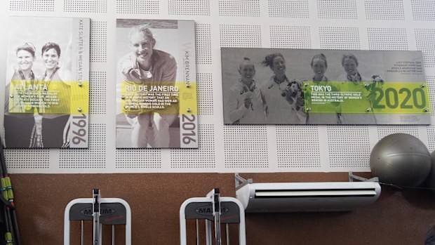 Inspirational prints showcasing all seven Olympic gold medallists Australian women's rowing has produced.