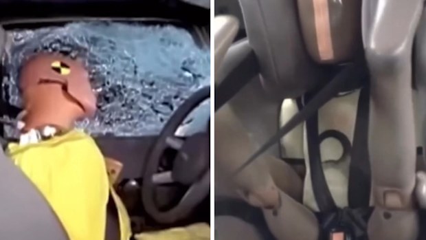 Ex-paramedic explains why you need to keep your child in their car seat if you've been in a car accident