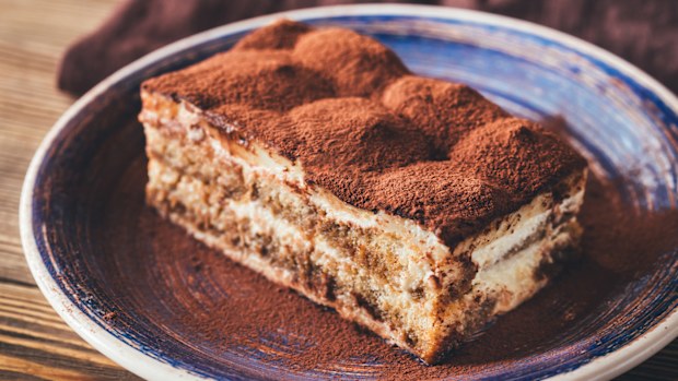 Tiramisu coffee liquer sponge Italian dessert
